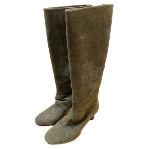 vintage hermes knee high boots|Hermes sock boots size 7.